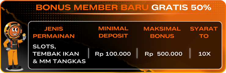 Bonus Deposit 50%