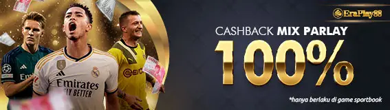 bonus cashback mix parlay 100%