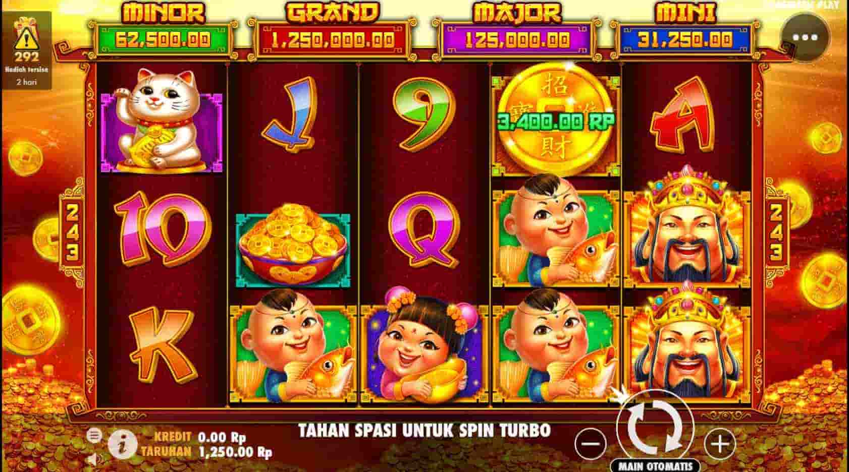 Cosmic cash slot