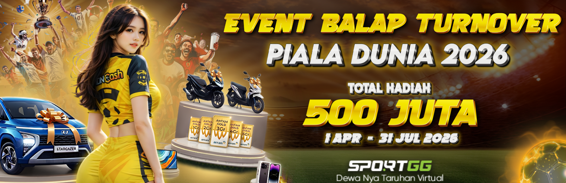Event Balap Turnover Piala Dunia 2026