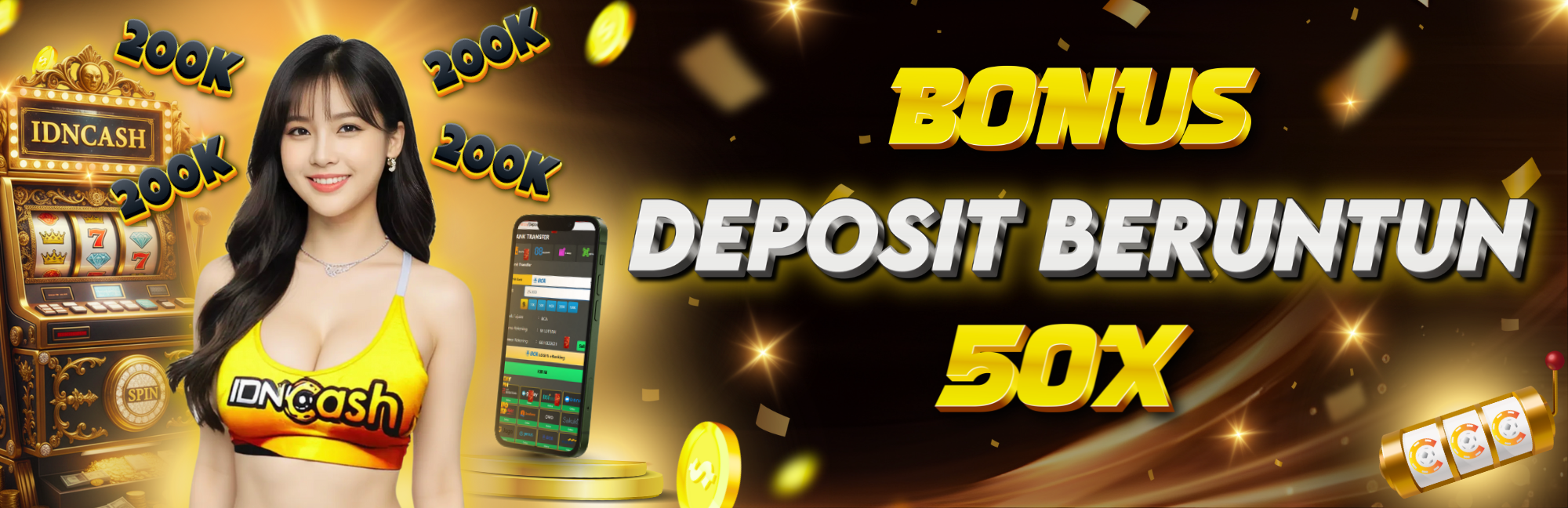 BONUS DEPOSIT BERUNTUN 50X