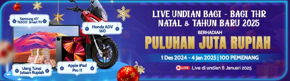 EVENT SPESIAL LIVE UNDIAN BAGI - BAGI THR NATAL 2024 & TAHUN BARU 2025