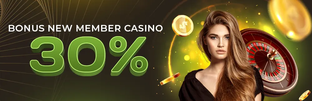 Welcome Bonus Casino 30%