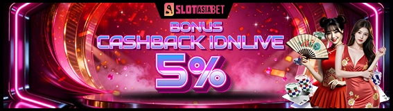 CASHBACK IDNLIVE 5%
