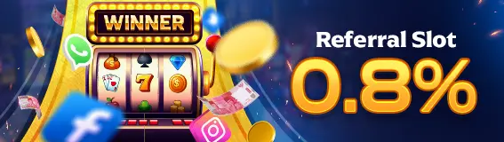 BONUS REFERRAL SLOT & TEMBAK IKAN 0.8%